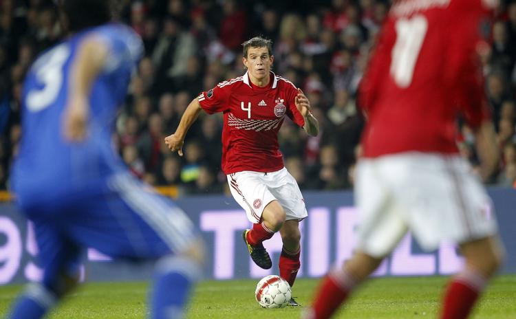 comeback. Efter fire måneders skadespause var Daniel Agger i går igen at finde i Liverpools bagerste rækker. 