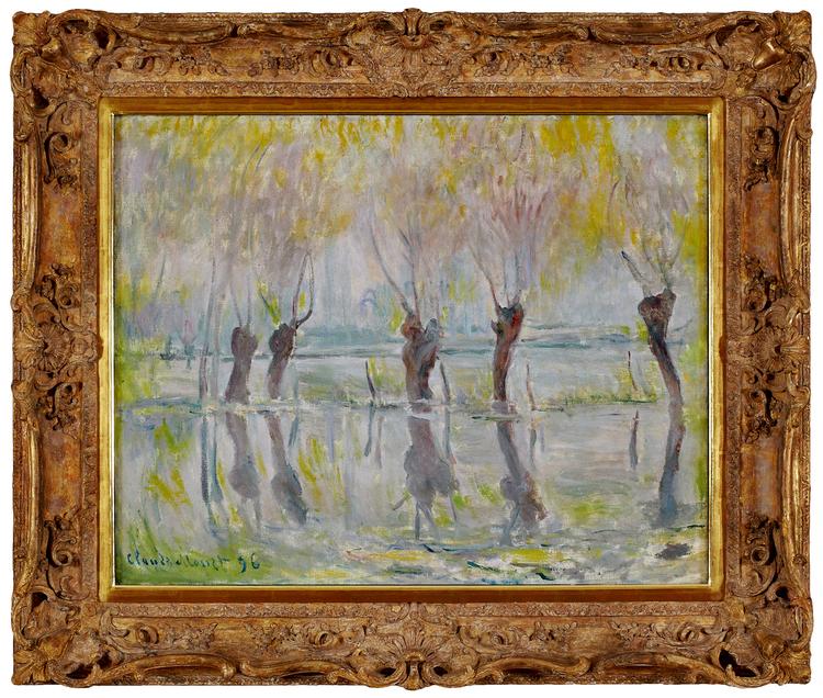 Claude Monet malede 'Oversvømmelse ved Giverny' i 1896. Fremover vil det indgå i Ny Carlsberg Glyptoteks samling. Museet har netop erhvervet kunstværket med støtte fra Ny Carlsbergfondet og Augustinus Fonden. 