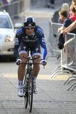 superstærk. Alex Rasmussen er skiftet fra Team Saxo Bank til  HTC-Columbia. 