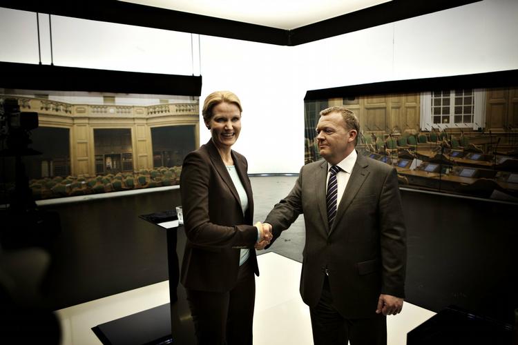 Duel. Helle Thorning-Schmidt (S) og statsminister Lars Løkke Rasmussen (V) duellerede i søndags på DR 1. Men hvem klarede sig bedst? Adfærdsforsker har svaret. 