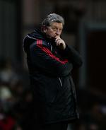 presset. Efter én sejr i fem kampe er Roy Hodgson en presset manager i Liverpool. 