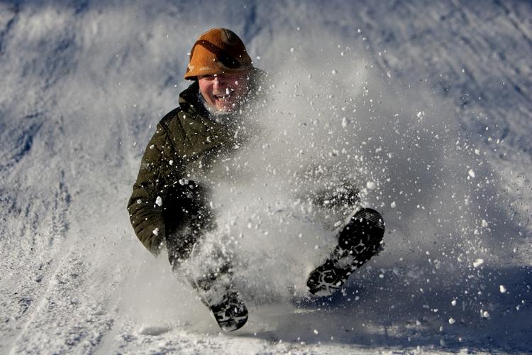 RUTSJETUR. På kælkebakkerne i Frederiksberg Have og Ulvedalene i Dyrehaven kan man få masser af fart på. 