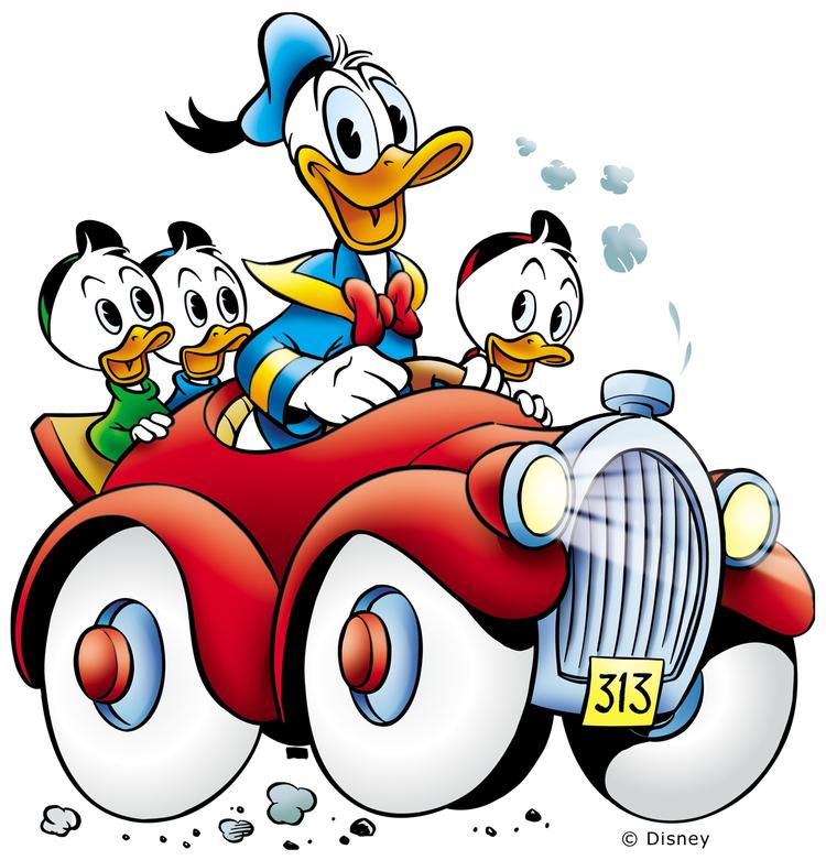 Genoptryk. Fans af Anders And og tegneren Carl Barks får snart mulighed for at genlæse, hvordan det hele startede. Dette foto er desværre ikke fra Barks hånd. 