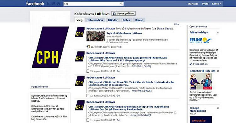 UOFFICIELT. Københavns Lufthavn er kun på Facebook med denne uofficielle side. 