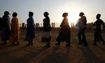 AFSTEMNING. Vælgere står i kø i Juba, der kan blive hovedstad i Sydsudan, hvis der opnås flertal for at løsrive landet fra Nordsudan. 