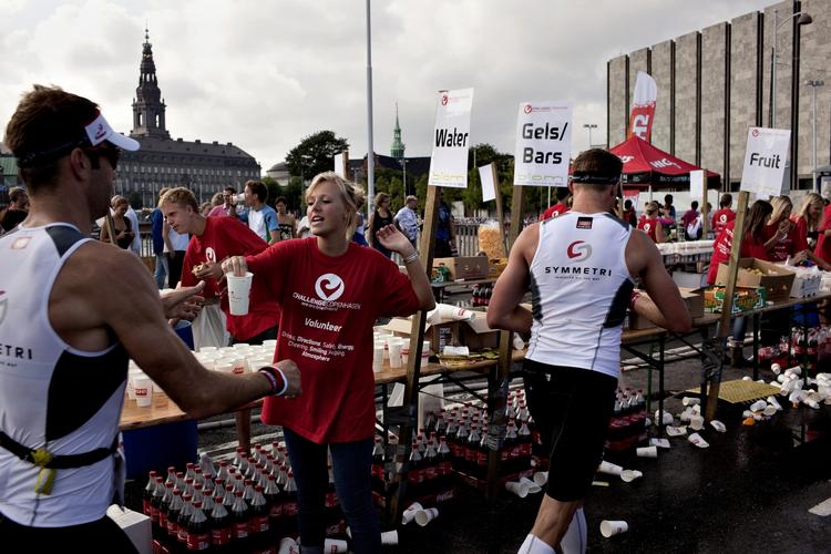 VÆRDIFULDT. Nationalbanken fik også noget ud af det, da triatleterne i august løb gennem Copenhagen. 