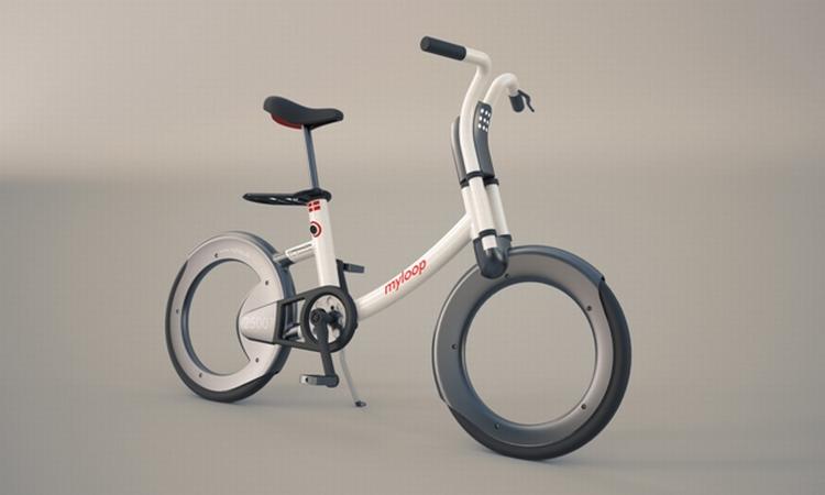 BYCYKEL. I 2009 holdt Københavns Kommune en designkonkurrence om, hvordan en ny bycykel kunne se ud. En af vinderne var cyklen 'Myloop', som er blevet udviklet af et fransk-japansk designpar. 