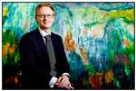 Avancement. Morten Hübbe avancerer fra finansdirektør til koncernchef i Tryg. Han er 39 år. 