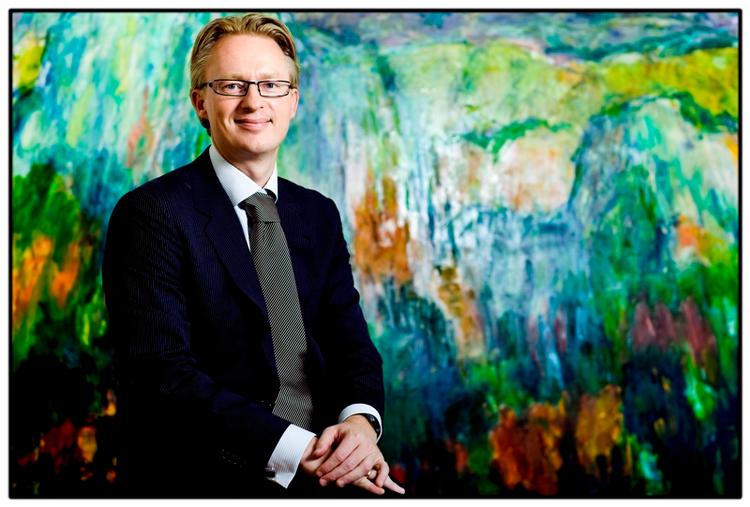 Avancement. Morten Hübbe avancerer fra finansdirektør til koncernchef i Tryg. Han er 39 år. 