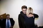 Skiftedag. Overdragelse i Justitsministeriet i 2008, hvor Lene Espersen overlod Brian Mikkelsen nøglerne. Hun blev erhvervs- og økonomiminister og er siden avanceret til udenrigsminister. 