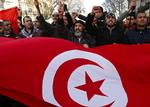 Protester. I flere lande som her i Frankrig er der blevet demonstreret imod den nu flygtede præsident i Tunesien, Ben Ali. 