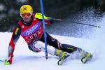 world-cup. Kroatiske Ivica Kostelic på vej mod sejren i dagens slalomløb i Schweiz. 