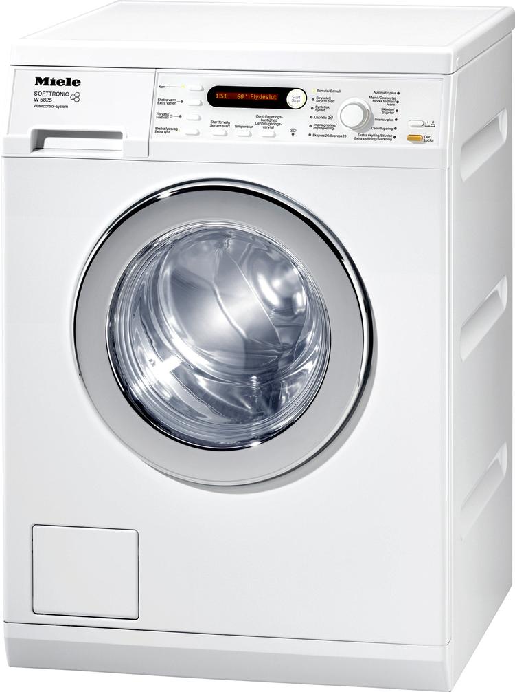 Vask rent. Vaskemaskinen fra Miele kan vise diverse kontrolfunktioner i displayet. Foto: PR 