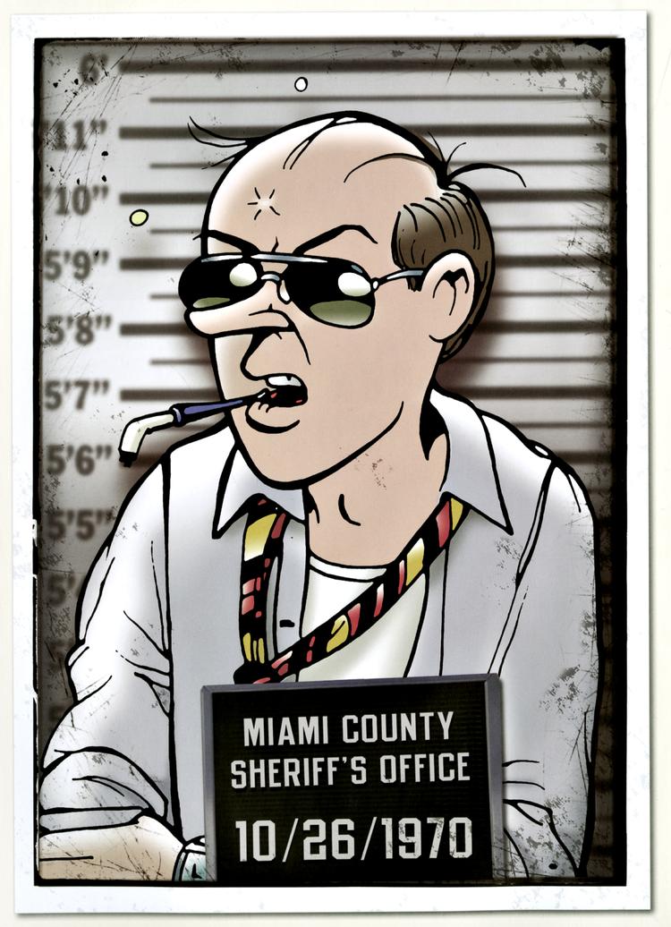 virkelighed. 'Doonesbury' er ikke kun en daglig avisstribe. Efter 40 år har serien udviklet sig til en slægtsroman komplet med fødsler og dødsfald. Tegneren G.B. Trudeau har i alle årene ladet sig kraftigt inspirere af virkeligheden. Men i tilfældet onkel Duke - en af de gennemgående figurer - var der tale om mere end blot inspiration. »Duke er ikke inspireret af Thompson (gonzojournalisten Hunter S. Thompson, red.), han var Thompson, helt ned til navnet, der var taget fra 'Raoul Duke', Thompsons pseudonym«, skriver Trudeau selv i den retrospektive 'Doonesbury'-udgivelse.