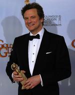 Colin Firth løb med prisen som bedste mandlige hovedrolle for 'The King's Speech'. 