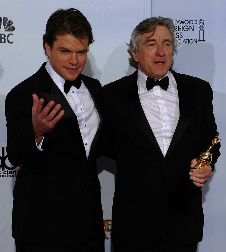 Matt Damon og Robert DeNiro giver et nummer. DeNiro vandt Cecil B. DeMille-prisen, som er en ærespris for lang og tro tjeneste i filmindustrien. 