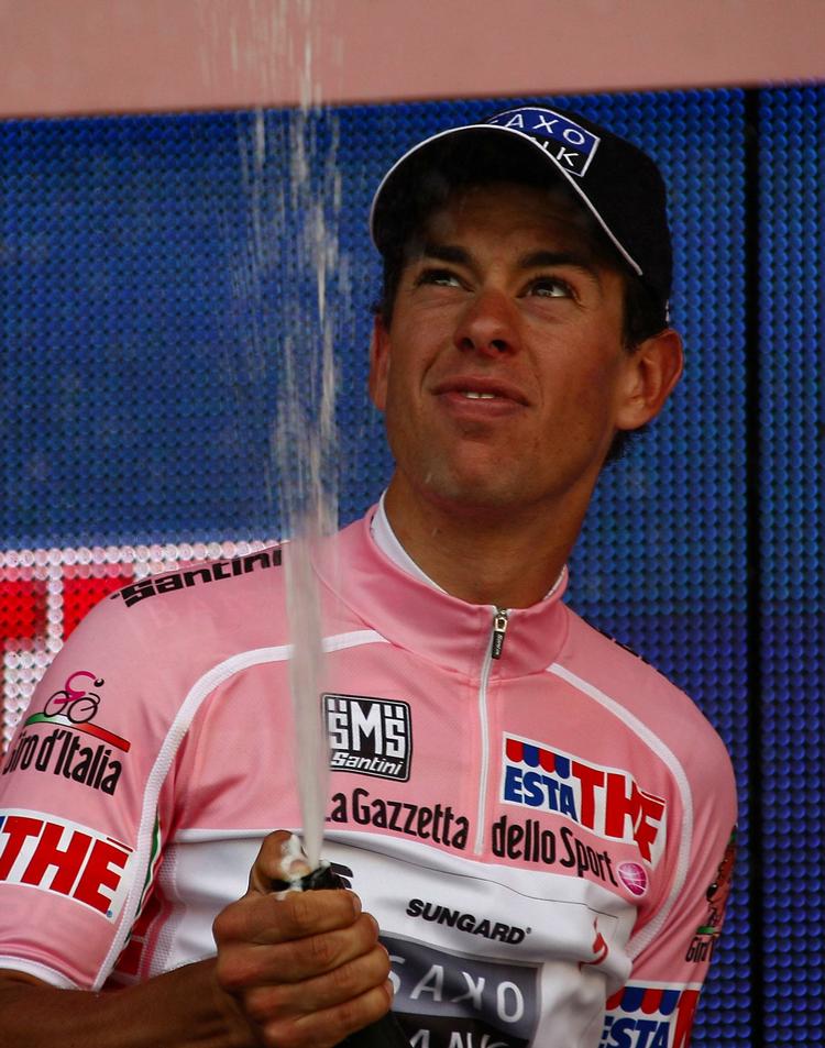 succes. Richie Porte nåede at være i førertrøjen i Giro d'Italia i maj. Arkivfoto. 