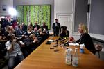 Presset. Lene Espersen har været under massivt pres fra medierne. Her var pressen mødt op til hendes pressemøde forleden. 