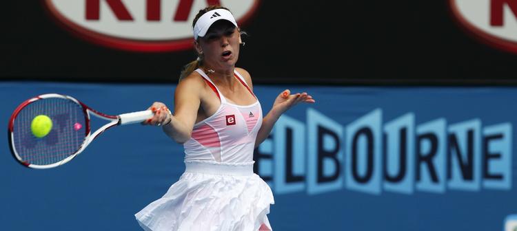 Klar. Trods det vilde møde med dyret er Wozniacki klar til 2. runde af Australien Open. 