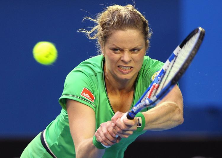 formstærk. Kim Clijsters havde let spil mod Safna, der prøver at få gang i karrieren igen efter en langvarig skadespause. 
