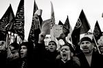 Opsigtsvækkende. Hizb-ut-Tahrir har tidligere gjort sig bemærket. Billedet er fra 2008, hvor omkring 1.500 tilhængere af organisationen marcherede gennem Nørrebro i protest mod, at 17 aviser genoptrykte Muhammed-tegningerne. 