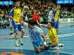 Kamp. Sverige tabte 22-27 til Argentina ved VM i herrehåndbold. 