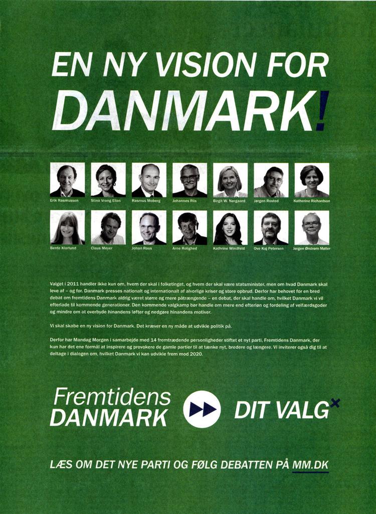 parti? Mandag Morgens kampagne for det fiktive parti.