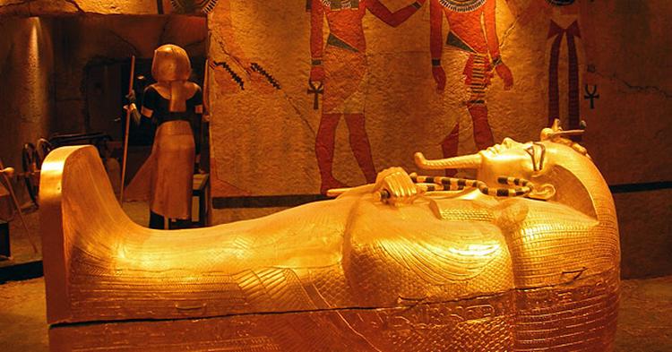 KOPI. Fremover kan man kun opleve Tutankhamon som kopi ligesom her i Las Vegas. 