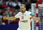 SKADET. Anders Eggert kommer ikke med i VM-kampen mod Schweiz, 