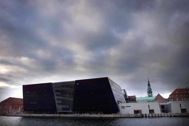 The Royal Library in Copenhagen - also known as Den Sorte Diamant. Archive. 