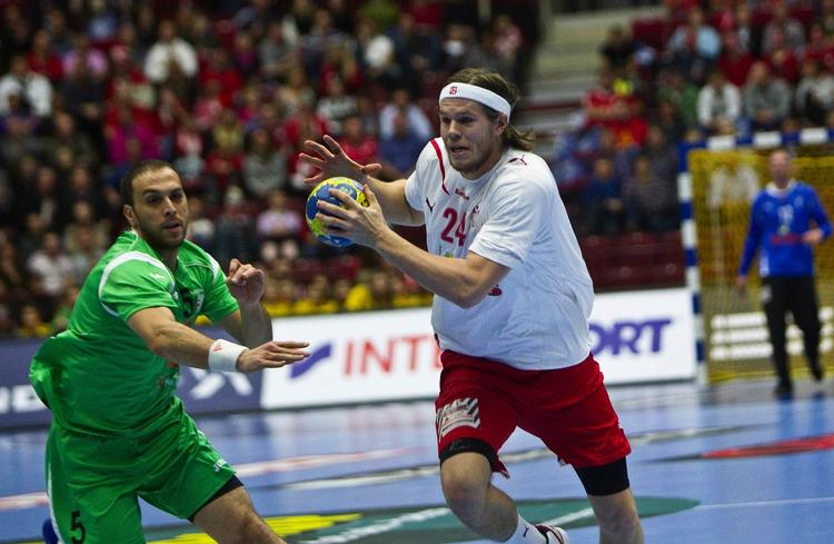 afslappet. Kampen var hurtigt afgjort, påpeger Mikkel Hansen, der scorede fem mål mod Algeriet. 