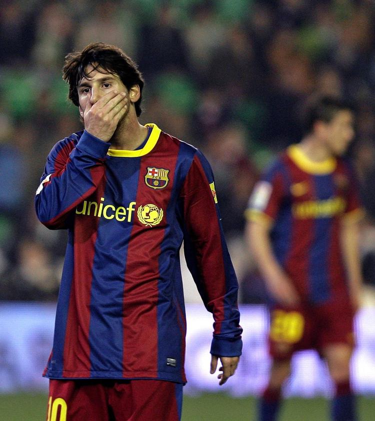 pokalkamp. Barcelona stillede med næsten hele førstekæden mod Betis, men løb alligevel ind i et nederlag. 