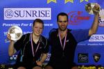 videre. Joachim Fischer Nielsen og Christinna Perdersen skal op mod hård modstand i næste runde i Malaysia Open. 
