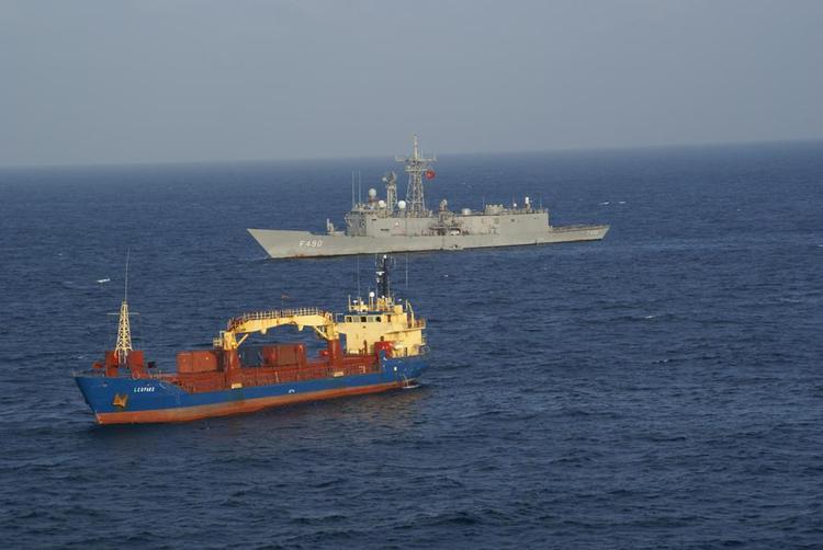The Leopard was attacked by pirates last Wednesday. The vessel was abandoned and the crew is now believed to be on board a pirate mother ship. Archive. 