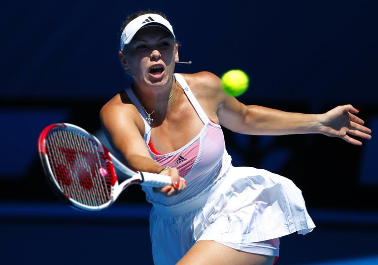 kvartfinalist. For første gang er Caroline Wozniacki blandt de otte sidste i Australian Open. 