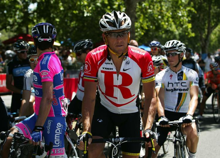Stjerne. Den syvdobbelte Tour de France-vinder på dagens etape, hvor han kom næste syv minutter senere i mål end vinderen. 