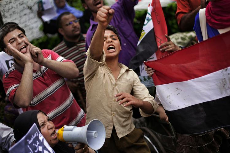 Demonstrationerne i Egypten er inspireret af situationen i Tunesien. 