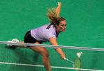 skuffende. Tine Baun er allerede ude af Denmark Open. Arkivfoto. 