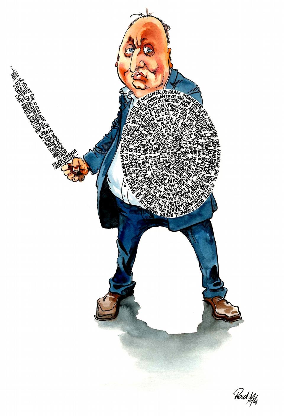 ALS ROALD/Politiken-Tegning