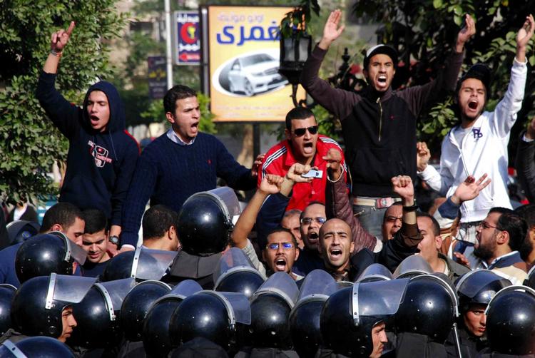 Historisk. Protesterne i Egypten er de voldsomste siden 1977. 