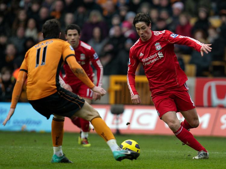 Chelsea-jaget. Fernando Torres scorede to gange mod Wolverhampton for en uge siden. 