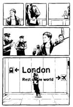 realisme. Niklas Askers sort-hvide penselstrøg får 'Med nye øjne' til at minde om en kultserie som 'Stray Bullets'. Illustration fra bogen 