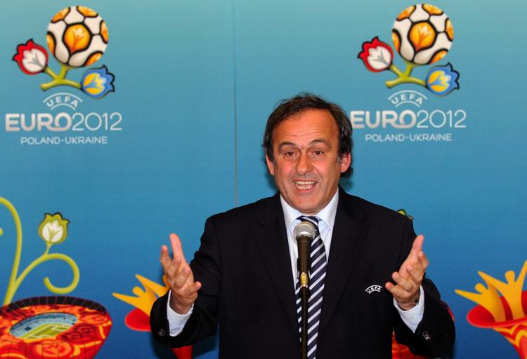 hjemmebane. I 2016 får Uefa's præsident Michel Platini hjemmebane ved EM-slutrunden. Arkivfoto. 