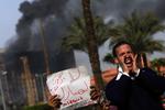 PROTEST. Den folkelige vrede mod Egyptens præsident er svær at slå ned. 