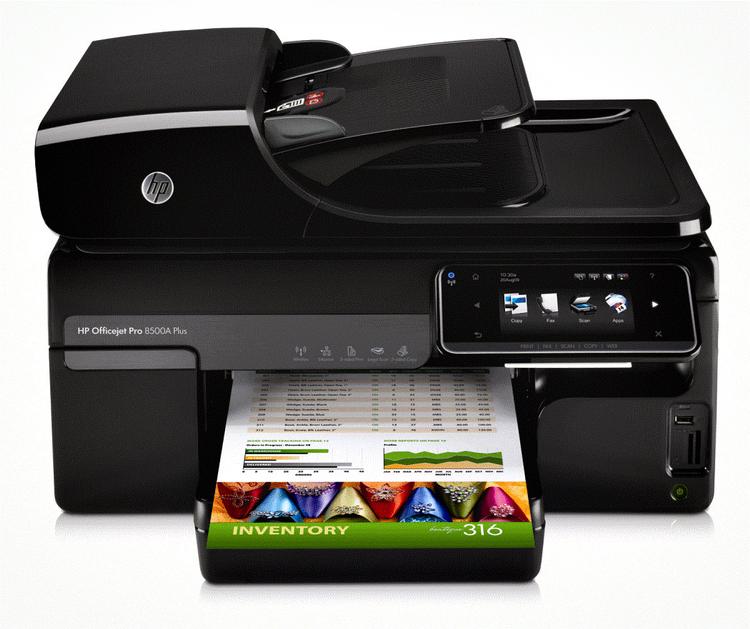 Udskriv. Printeren fra HP kan skrive ud på  begge sider af papiret. Foto: PR 