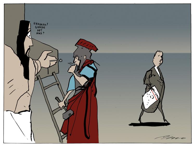 Tegning: Per Marquard Otzen. 