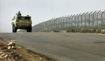 GRÆNSE. Egyptisk patrulje ved grænsen ind til Gaza. Arkivfoto. 