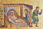 Grænseoverskridende. Noa var ifølge 1. Mosebog den første, der plantede en vingård. På denne mosaik fra Basilica di San Marco i Venedig ser vi resultatet, idet hans søn, Kam, finder sin far døddrukken og nøgen i sit telt. De to andre sønner Sem og Jafet har mere pli og går ifølge skriften baglæns ind i teltet for at tildække Noa med en kappe. Kams opførsel betragtes som  grænseoverskridende og resulterer i, at Noa gør ham til slave af sine to brødre. 