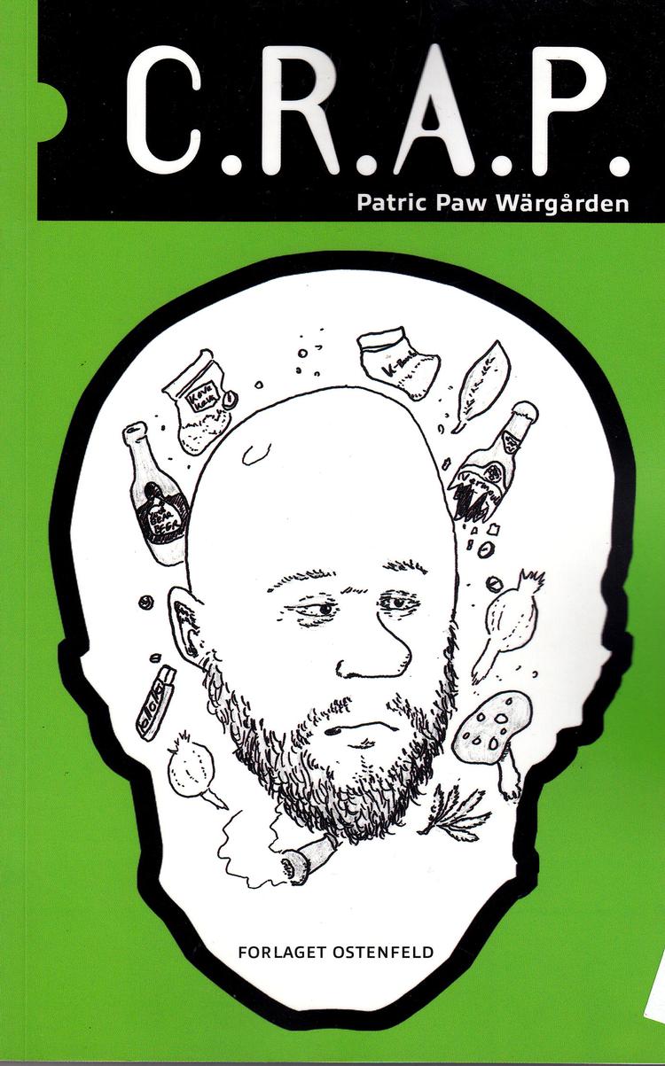 Ungdomsbøger. Patric Paw  Wärgården er forbløffende autentisk i sine beskrivelser af hårde ungdomsmiljøer i bogen "C.R.A.P." (detalje fra cover) 