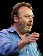 blasfemi. Den britisk-amerikanske essayist Christopher Hitchens er blevet verdenskendt som kompromisløs ateist. 